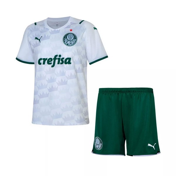 Camiseta Palmeiras Niño 2nd 2021-2022 Blanco